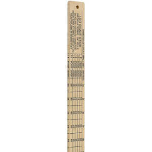 Tree and Log Scale Stick, International 1/4” Scale