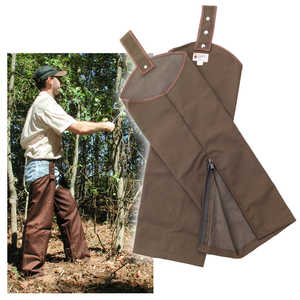 Bushwackers Briar-Proof Chaps
<br /><h5>Virtually impenetrable by thorns or briars.</h5>