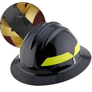 Black Hat, Bullard Wildland Fire Helmet with Ratchet Suspension